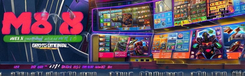 Animasi informasi tentang beragam permainan dan promo yang tersedia di platform M88 Asia