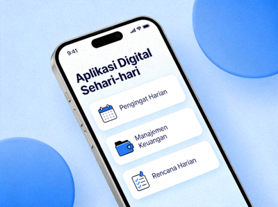 Aplikasi mobile untuk mendukung kehidupan sehari-hari secara digital
