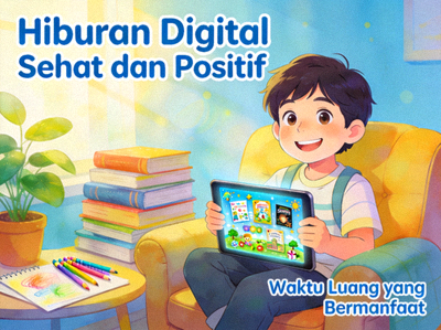 Hiburan digital yang sehat dan positif untuk waktu luang