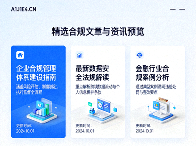 A1J1E4.CN网站上发布的精选合规文章与资讯内容预览